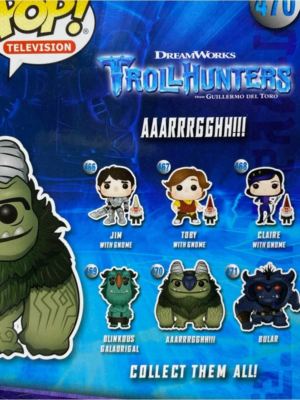 AAARRRGGHH!!! Pop 470 - Troll Hunters Funko Pop! 2017 Vinyl Figure